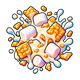 Marshmallow Crisps / 50 Servings