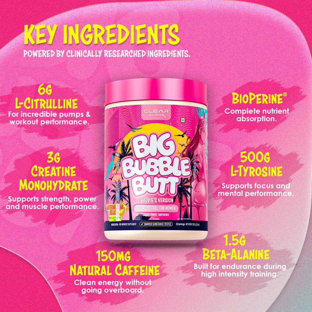 BIG BUBBLE BUTT PRE-WORKOUT
